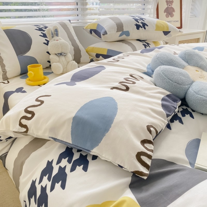 91家纺网 家纺一手货源 找家纺 金丝鸟家纺 2022新款全棉四件套 千千时尚