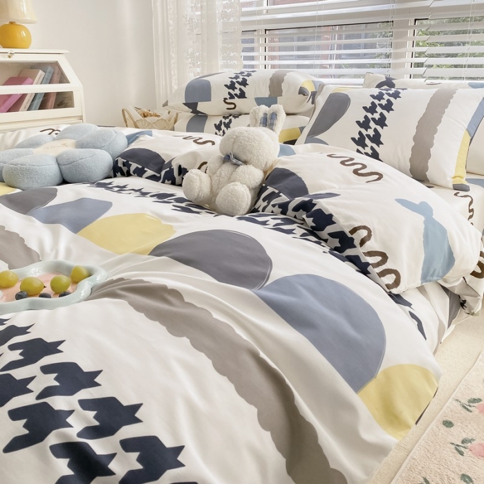 91家纺网 家纺一手货源 找家纺 金丝鸟家纺 2022新款全棉四件套 千千时尚