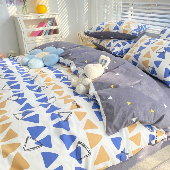 91家纺网 家纺一手货源 找家纺 金丝鸟家纺 2022新款全棉四件套 时尚空间