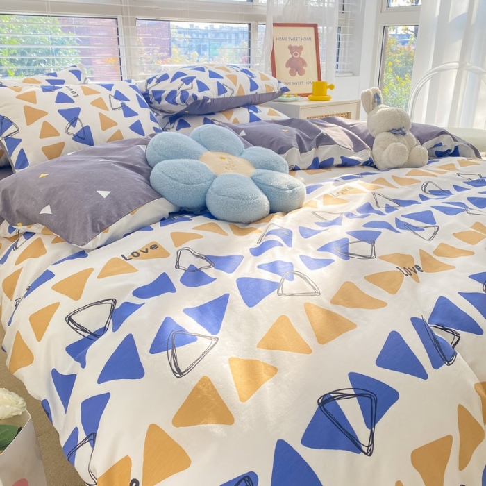 91家纺网 家纺一手货源 找家纺 金丝鸟家纺 2022新款全棉四件套 时尚空间