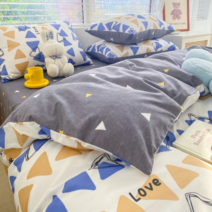 91家纺网 家纺一手货源 找家纺 金丝鸟家纺 2022新款全棉四件套 时尚空间