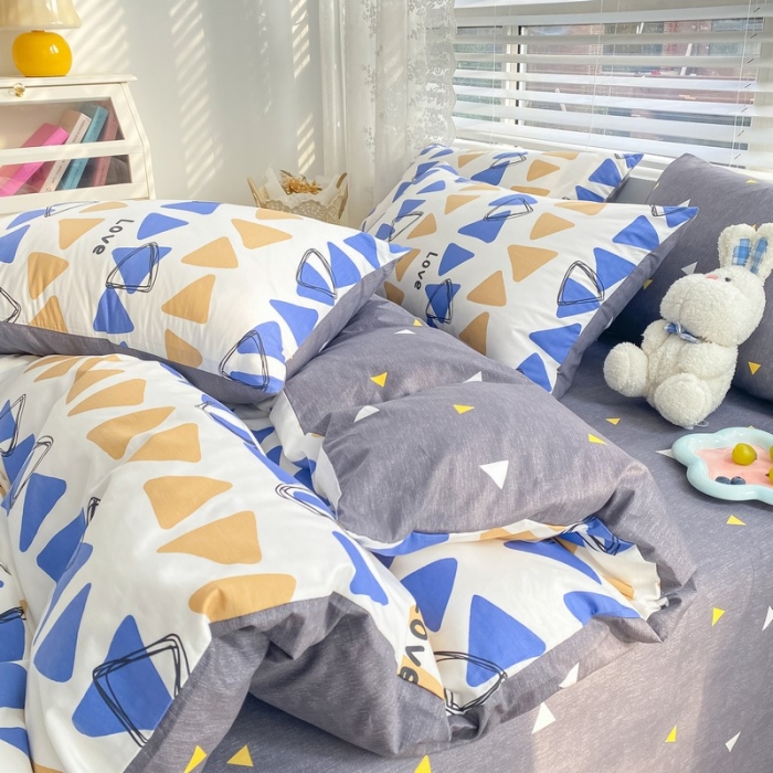 91家纺网 家纺一手货源 找家纺 金丝鸟家纺 2022新款全棉四件套 时尚空间