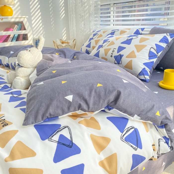 91家纺网 家纺一手货源 找家纺 金丝鸟家纺 2022新款全棉四件套 时尚空间