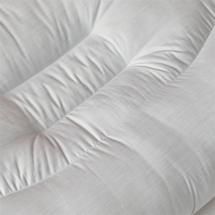 91家纺网 家纺一手货源 找家纺 星芯合家纺 2024新款柔赛丝护颈枕 灰色(41*67cm+7cm)