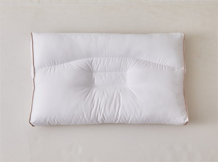 91家纺网 家纺一手货源 找家纺 星芯合家纺 2024新款柔赛丝护颈枕 白色(41*67cm+7cm)