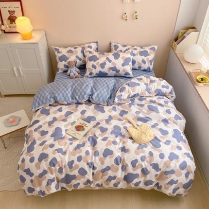 91家纺网 家纺一手货源 找家纺 金丝鸟家纺 2022新款全棉四件套 迷彩