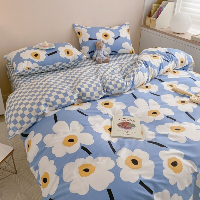 91家纺网 家纺一手货源 找家纺 金丝鸟家纺 2022新款全棉四件套 未来