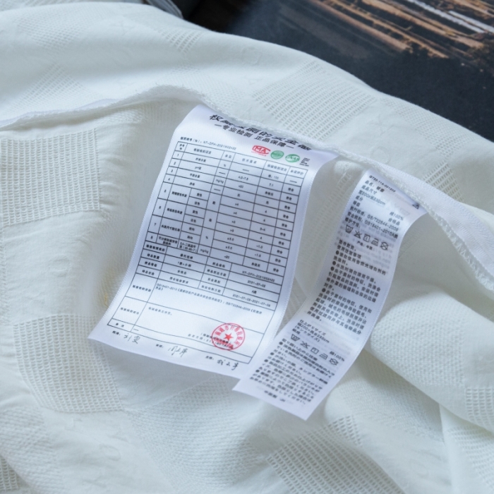 91家纺网 家纺一手货源 找家纺 （总）安莱生活 2022新款棋盘格不染原棉四件套-相机拍摄