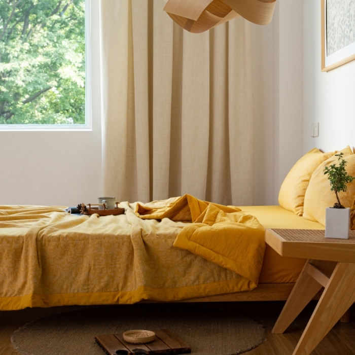 91家纺网 家纺一手货源 找家纺 （总）安莱生活 2023新款高端双层纱华夫格色织大提花夏被