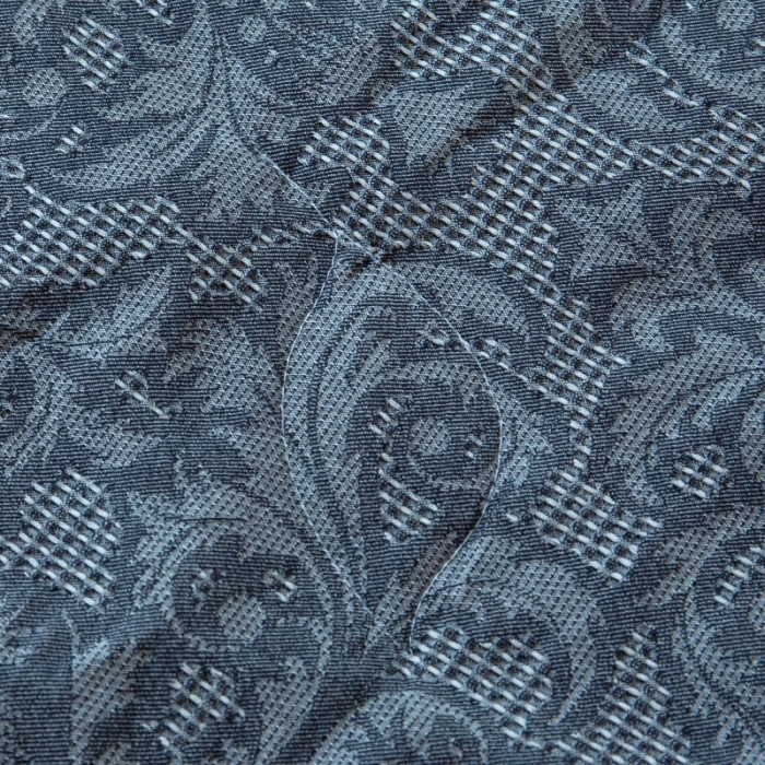 91家纺网 家纺一手货源 找家纺 安莱生活 2022新款高端双层纱华夫格色织大提花夏被 华夫格深灰