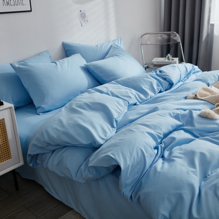 91家纺网 家纺一手货源 找家纺 （总）啊雅家居 2025新款ins简约纯色磨毛枕套一对