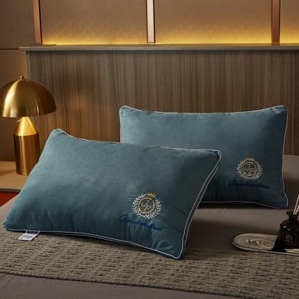 （总）加维格 2022新款JF经典磨毛绣花系列枕芯枕头