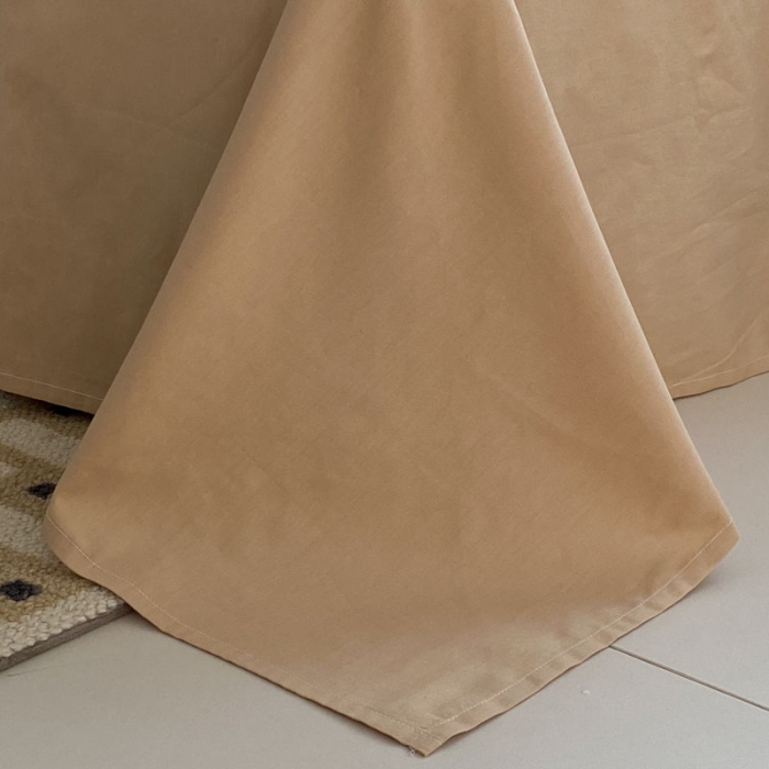 91家纺网 家纺一手货源 找家纺 艾沁 2022新款全棉简约风四件套 菱格-咖