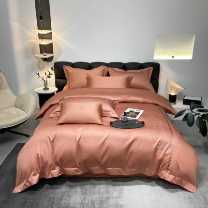 91家纺网 家纺一手货源 找家纺 总初拾2022新款100支澳棉极简轻奢洛伊系列四件套-场景二