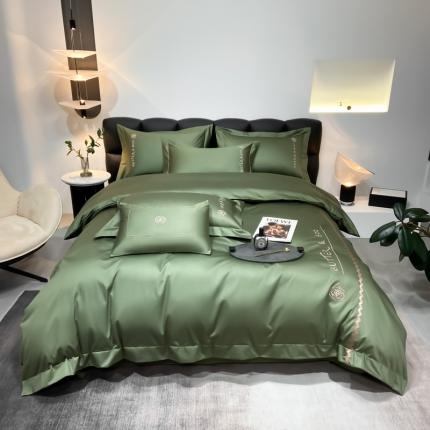 91家纺网 家纺一手货源 找家纺 总初拾2022新款100支澳棉极简轻奢洛伊系列四件套-场景二