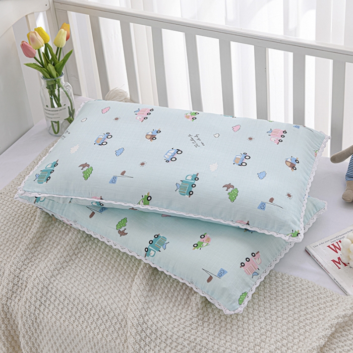 91家纺网 家纺一手货源 找家纺 【儿童枕套】全棉A类双层纱系列 幼儿园枕套纯棉