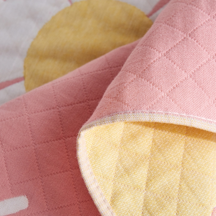 91家纺网 家纺一手货源 找家纺 安力森/诚臻酒店用品 新款全棉三层夹棉枕巾 雏菊粉 