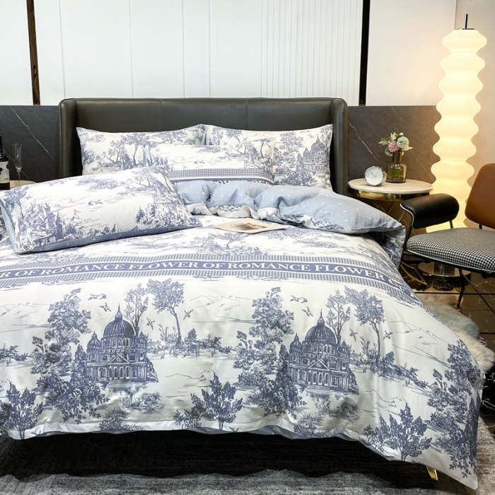 91家纺网 家纺一手货源 找家纺 HL原创 2022新款13070全棉40支北欧风四件套 D家