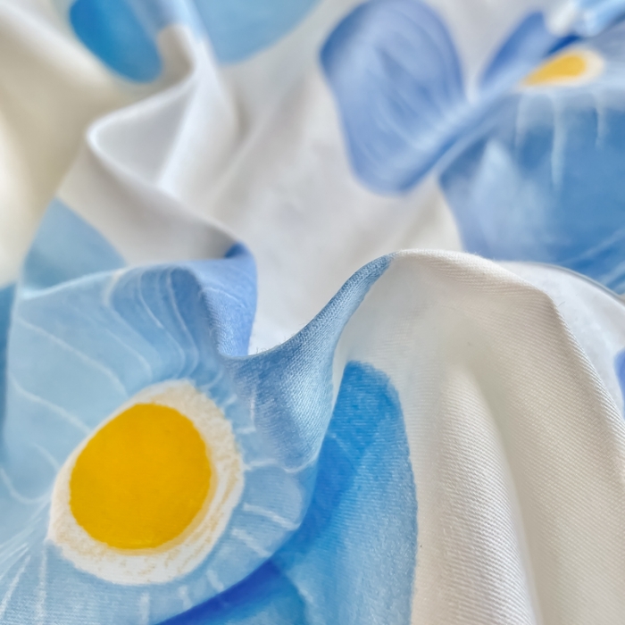 91家纺网 家纺一手货源 找家纺 HL原创 2022新款13070全棉40支北欧风四件套 草莓兔