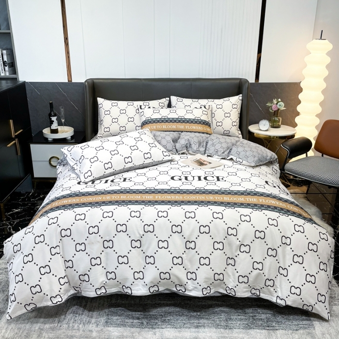 91家纺网 家纺一手货源 找家纺 HL原创 2022新款13070全棉40支北欧风四件套 期待