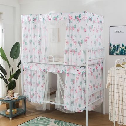 四季通用可拆卸遮光门帘学生蚊帐XL-12（铁艺烤漆支架）火炼鸟XL-6