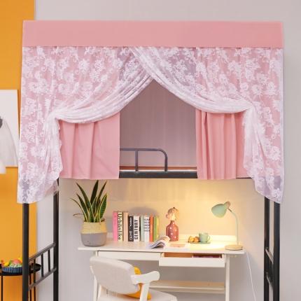 91家纺网 家纺一手货源 找家纺 总飞轮海 提花床帘款遮光蚊帐XL-16（风格二）（铁艺烤漆支架）