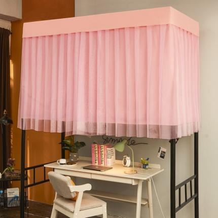 91家纺网 家纺一手货源 找家纺 总飞轮海蚊帐 彩色床帘款学生蚊帐XL-17（铁艺烤漆支架）