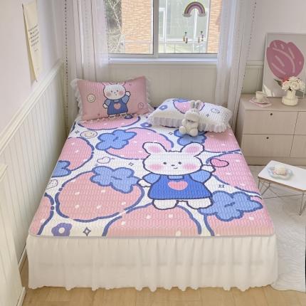 顾里 2022新款ins韩系仙女温柔床裙系列席 草莓小兔