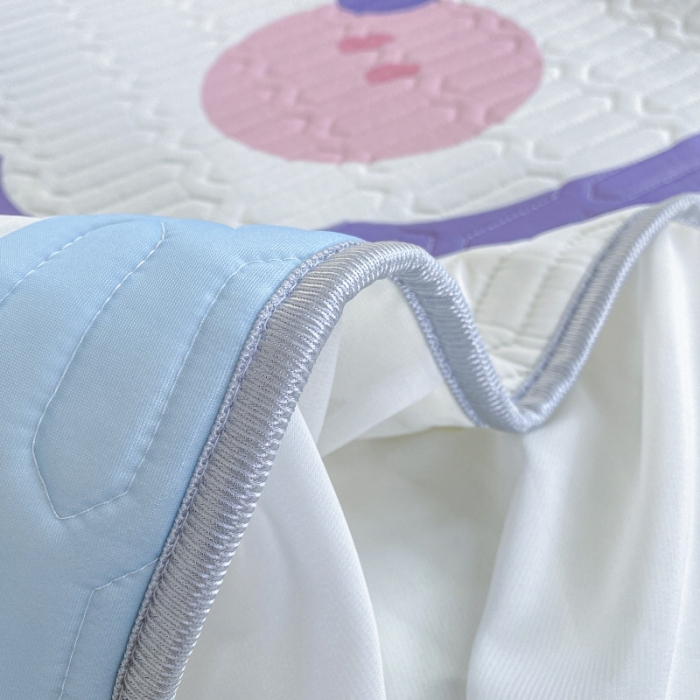 91家纺网 家纺一手货源 找家纺 顾里 2022新款ins韩系仙女温柔床裙系列席 格子小兔