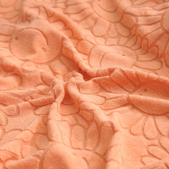 91家纺网 家纺一手货源 找家纺 千彤沙发垫 2022新款提花太阳花系列沙发套 橙色