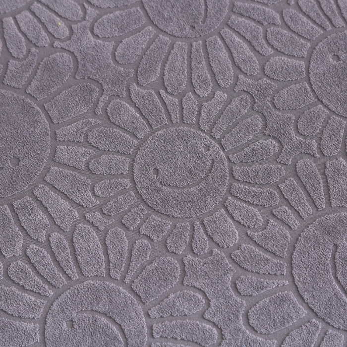 91家纺网 家纺一手货源 找家纺 千彤沙发垫 2022新款提花太阳花系列沙发套 浅灰