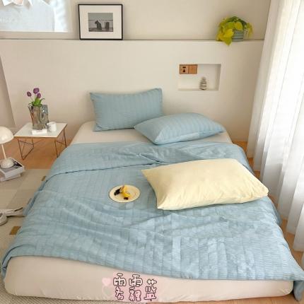 91家纺网 家纺一手货源 找家纺 顾里 2022新款ins韩系仙女泡泡纱夏被子被芯