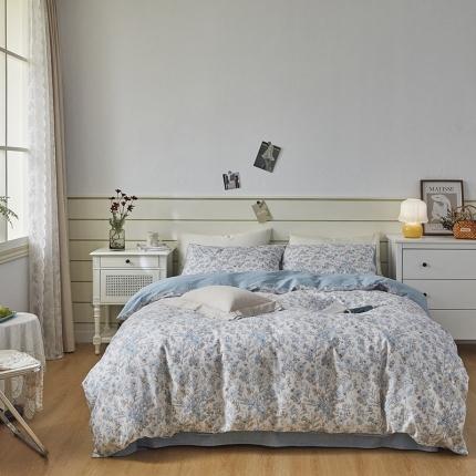 91家纺网 家纺一手货源 找家纺 （总）希文 2022新款全棉13372印花四件套-沐风系列