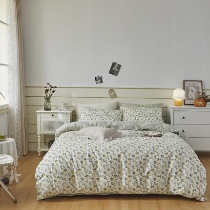 91家纺网 家纺一手货源 找家纺 （总）希文 2022新款全棉13372印花四件套-沐风系列