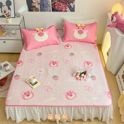 91家纺网 家纺一手货源 找家纺 （总）顾里 2022新款迪士尼数码印花立体造型凉感凉席