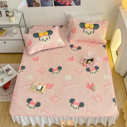 91家纺网 家纺一手货源 找家纺 （总）顾里 2022新款迪士尼数码印花立体造型凉感凉席