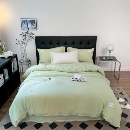 91家纺网 家纺一手货源 找家纺 （总）山舍家居 2022新款双层纱布四件套