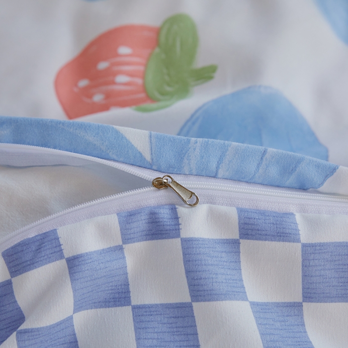 91家纺网 家纺一手货源 找家纺 （总）世爵 2022新款亲肤棉学生宿舍上下铺三件套开学季