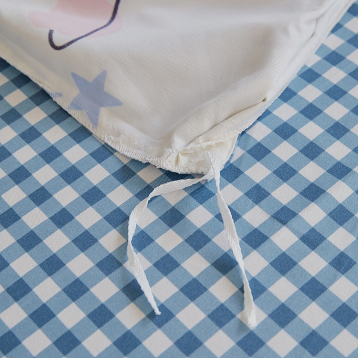 91家纺网 家纺一手货源 找家纺 世爵 2022新款亲肤棉学生宿舍上下铺三件套开学季 星际探险