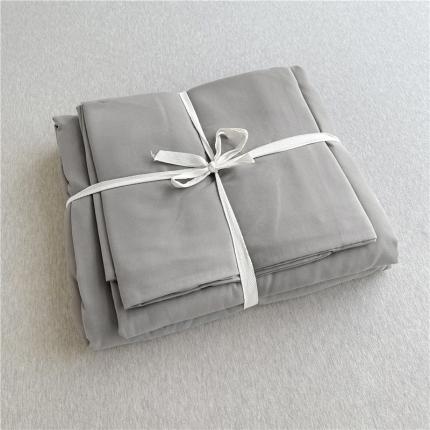 91家纺网 家纺一手货源 找家纺 总105克加厚水洗棉日式无印风格子条纹四件套纯色被套床单床笠三件套