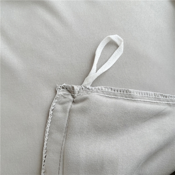 91家纺网 家纺一手货源 找家纺 曼璐105克加厚水洗棉日系无印风纯色被套床单床笠三件套浅灰深灰