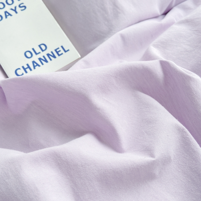 91家纺网 家纺一手货源 找家纺 雨帆家纺 2023新款ins风水洗棉磨毛四件套 紫芝士双拼