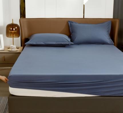 91家纺网 家纺一手货源 找家纺 曼陀罗 2025新款A类原棉防水床笠 防水-宾利蓝