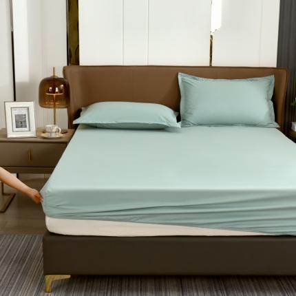 91家纺网 家纺一手货源 找家纺 曼陀罗 2025新款A类原棉防水床笠 防水-浅豆绿