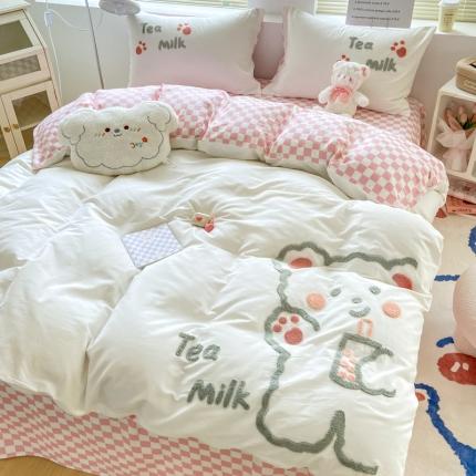 （总）N先生 2022新款全棉绣花四件套（有买家秀）