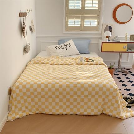 91家纺网 家纺一手货源 找家纺 （总）顾里家纺 2022新款牛奶针织棉夏被-韩式场景