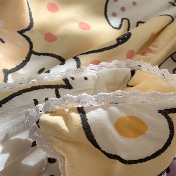 91家纺网 家纺一手货源 找家纺 顾里家纺 2022新款牛奶针织棉夏被-韩式场景 动物世界