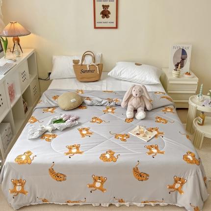 91家纺网 家纺一手货源 找家纺 （总）顾里家纺 2022新款牛奶针织棉夏被-实拍