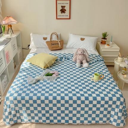 91家纺网 家纺一手货源 找家纺 （总）顾里家纺 2022新款牛奶针织棉夏被-实拍