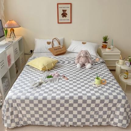 91家纺网 家纺一手货源 找家纺 （总）顾里家纺 2022新款牛奶针织棉夏被-实拍